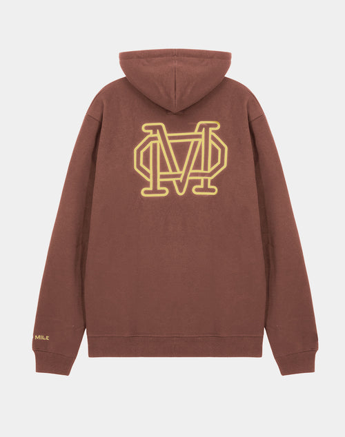 Burgundy & Gold Hoodie
