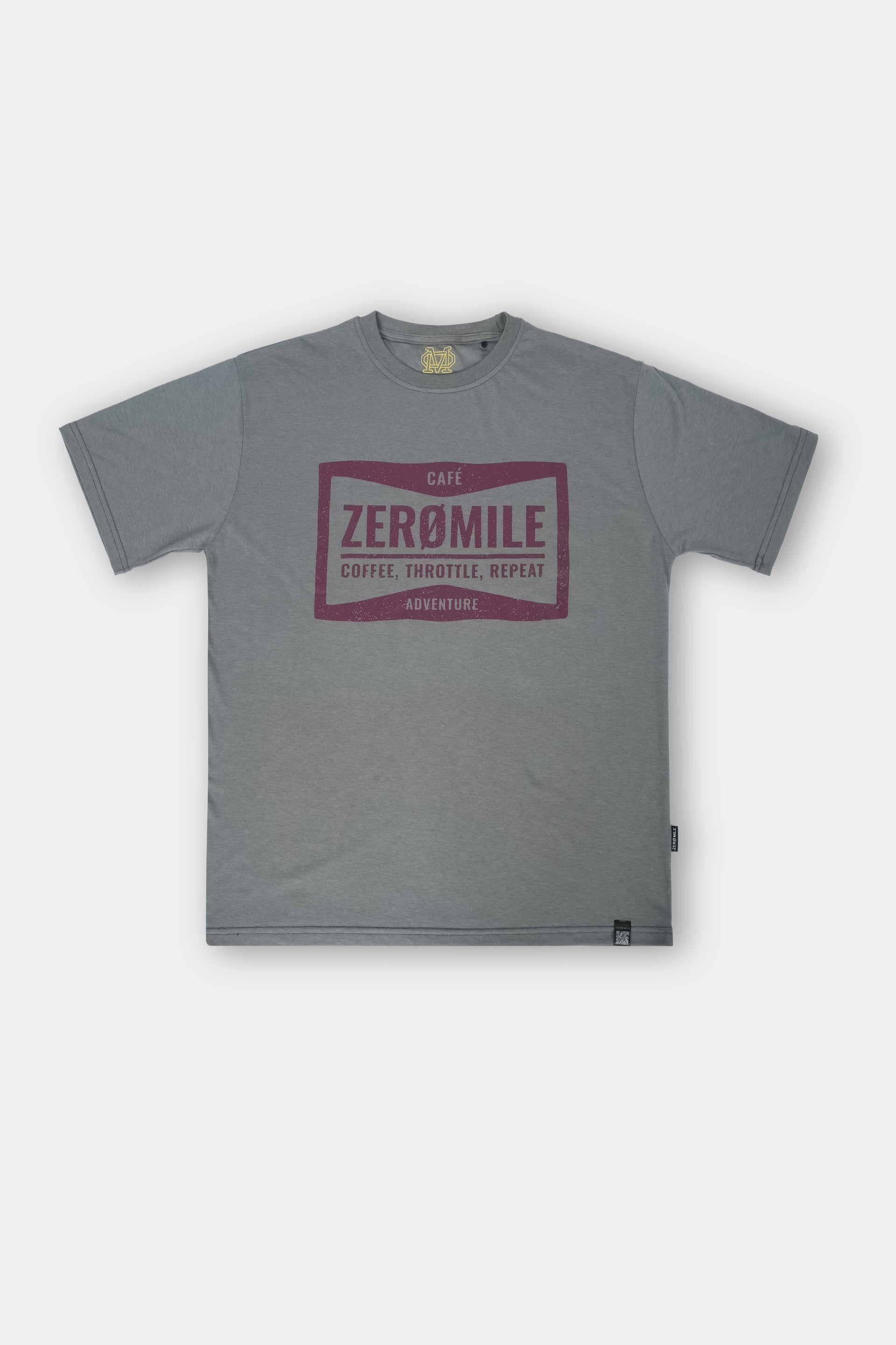 Coffee Throttle Repeat T-Shirt | Gray