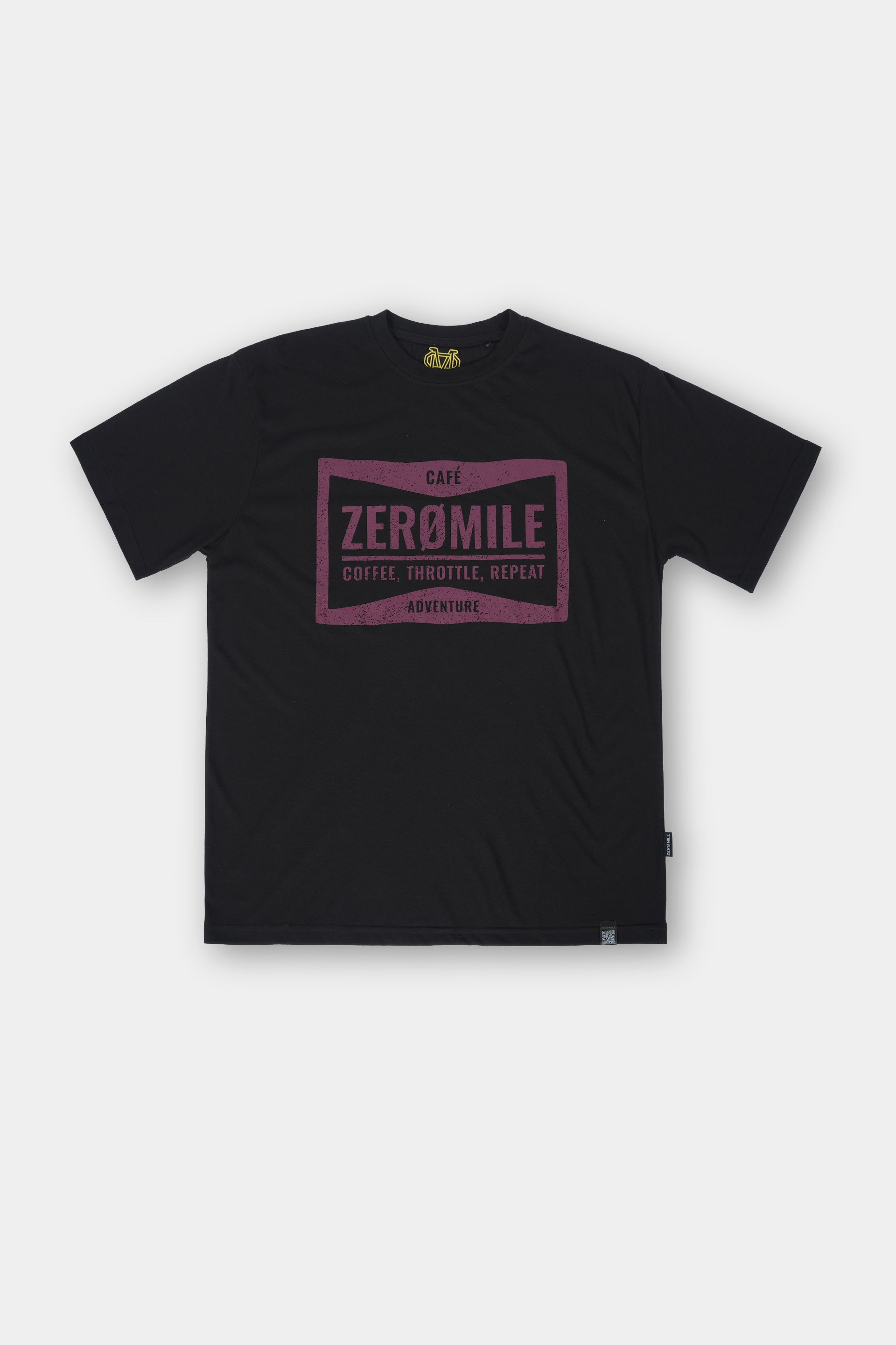 Coffee Throttle Repeat T-Shirt | Black